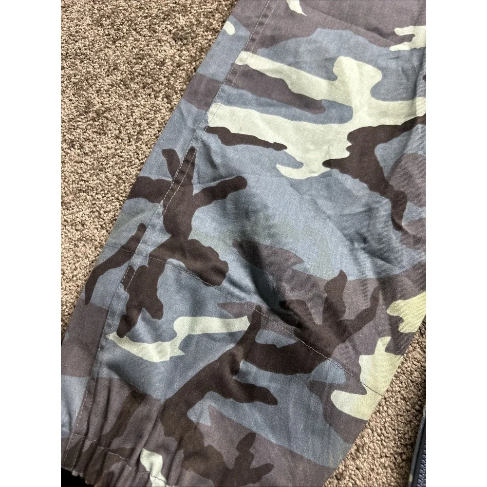 Flight Line Aviation Suit Coverall Mens Large Blue Camouflage Military Navy